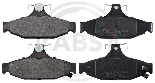 ABS Komplet kočionih obloga, disk-kočnica