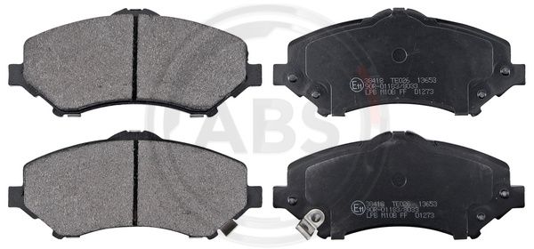 ABS Komplet kočionih obloga, disk-kočnica