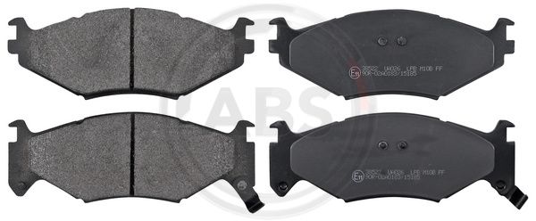 ABS Komplet kočionih obloga, disk-kočnica