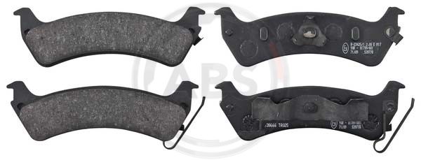 ABS Komplet kočionih obloga, disk-kočnica