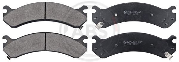 ABS Komplet kočionih obloga, disk-kočnica