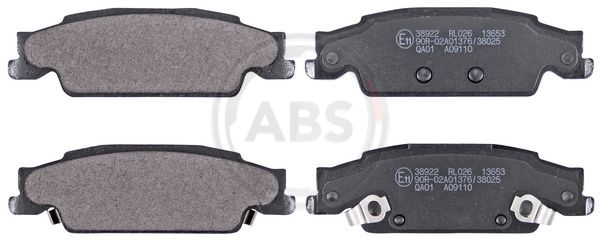 ABS Komplet kočionih obloga, disk-kočnica