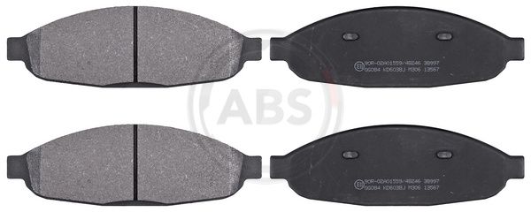 ABS Komplet kočionih obloga, disk-kočnica