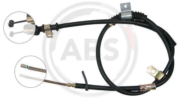 ABS Uže, parkirna kočnica