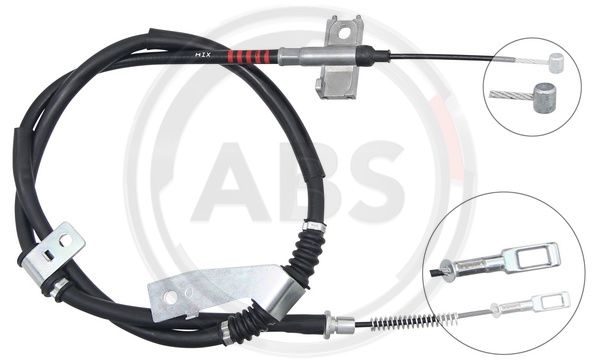 ABS Uže, parkirna kočnica