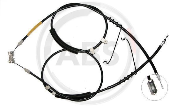 ABS Uže, parkirna kočnica