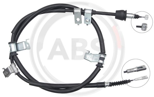 ABS Uže, parkirna kočnica