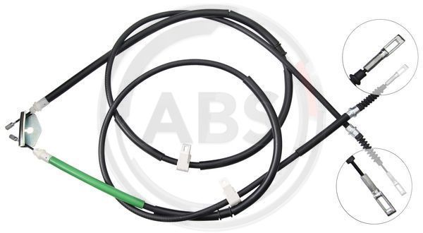 ABS Uže, parkirna kočnica