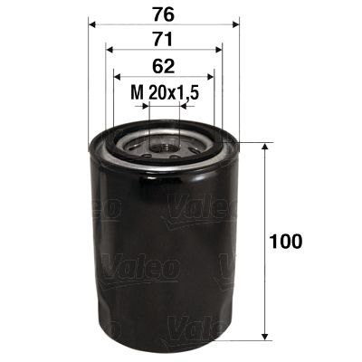 VALEO Filter za ulje