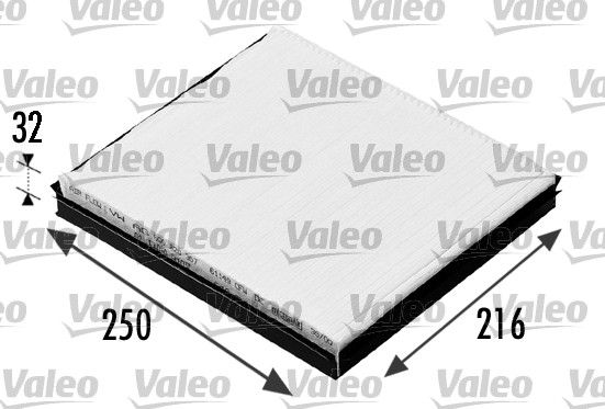 Valeo Filtar, zrak unutrašnjeg prostora