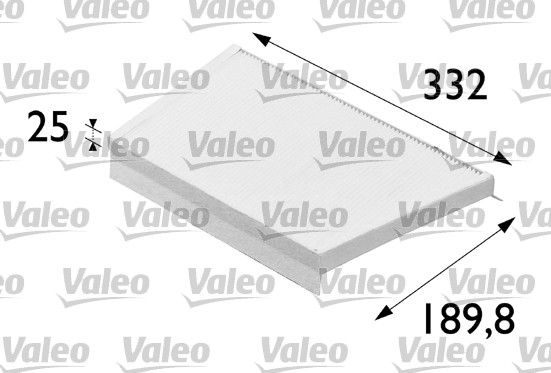 Valeo Filtar, zrak unutrašnjeg prostora