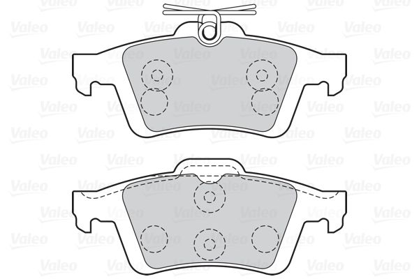 Valeo Komplet kočionih obloga, disk-kočnica
