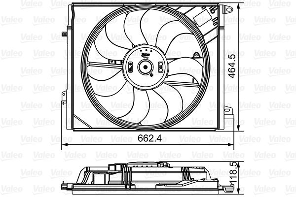 VALEO Ventilator, hlađenje motora