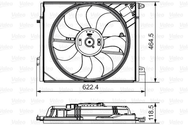 VALEO Ventilator, hlađenje motora