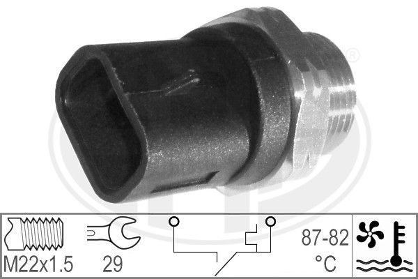 ERA Temperaturna sklopka, ventilator hladnjaka