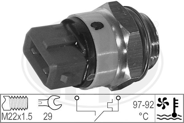 ERA Temperaturna sklopka, ventilator hladnjaka