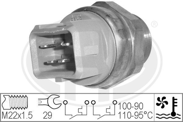 ERA Temperaturna sklopka, ventilator hladnjaka
