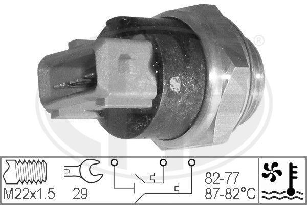 ERA Temperaturna sklopka, ventilator hladnjaka