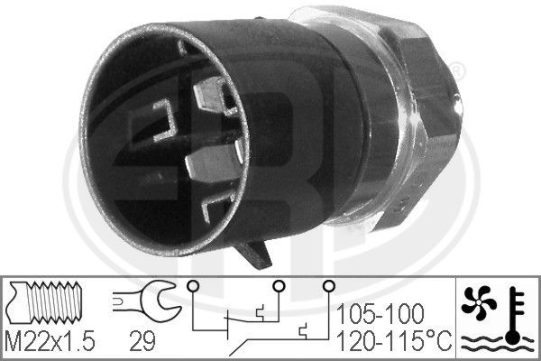 ERA Temperaturna sklopka, ventilator hladnjaka