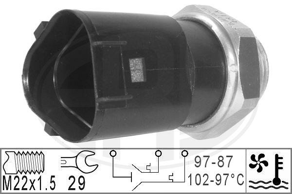 ERA Temperaturna sklopka, ventilator hladnjaka