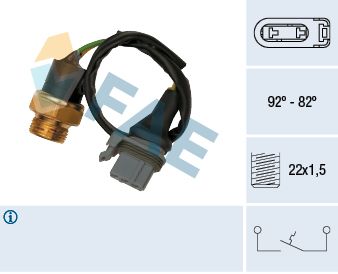 FAE Temperaturna sklopka, ventilator hladnjaka