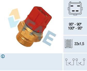 FAE Temperaturna sklopka, ventilator hladnjaka