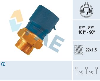 FAE Temperaturna sklopka, ventilator hladnjaka