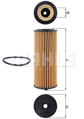 MAHLE ORIGINAL Filter za ulje
