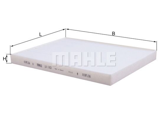 MAHLE ORIGINAL Filtar, zrak unutarnjeg prostora