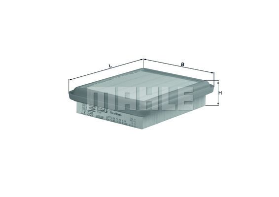 MAHLE ORIGINAL Filter za zrak