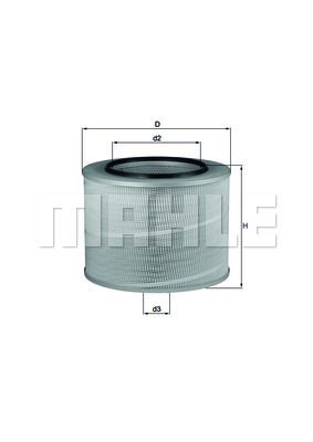 MAHLE ORIGINAL Filter za zrak