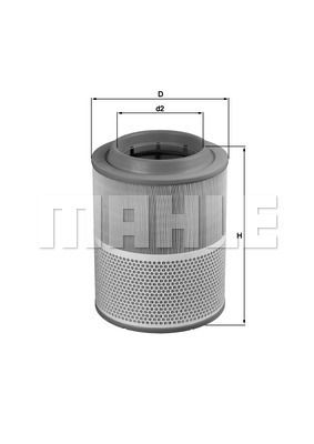 MAHLE ORIGINAL Filter za zrak