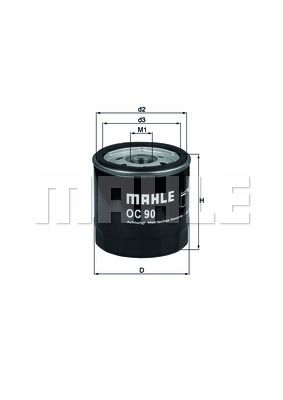 MAHLE ORIGINAL Filter za ulje