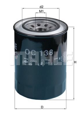 MAHLE ORIGINAL Filter za ulje