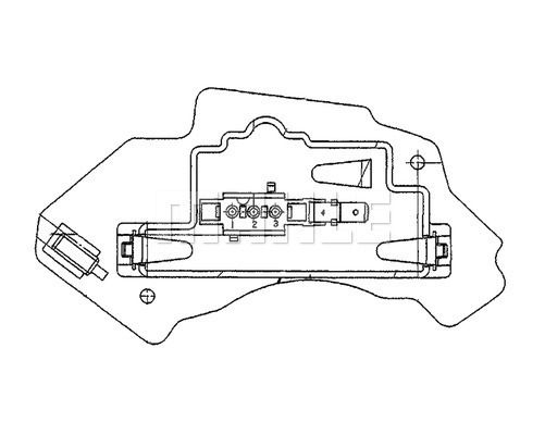 MAHLE Regulator, ventilator unutarnjeg prostora