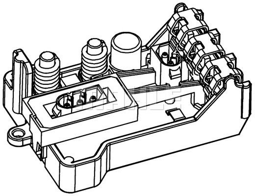 MAHLE Regulator, ventilator unutarnjeg prostora