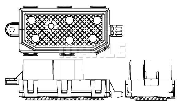 MAHLE Regulator, ventilator unutarnjeg prostora
