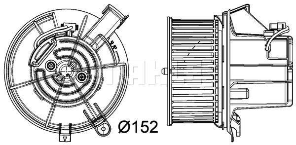 MAHLE Ventilator unutrašnjeg prostora
