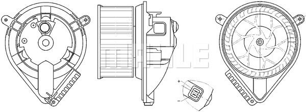MAHLE Ventilator unutrašnjeg prostora