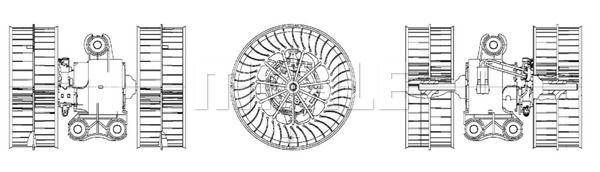 MAHLE Ventilator unutrašnjeg prostora