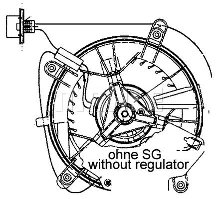 MAHLE Ventilator unutrašnjeg prostora