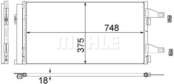 MAHLE Kondenzator, klimauređaj
