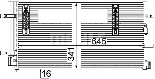 MAHLE Kondenzator, klimauređaj