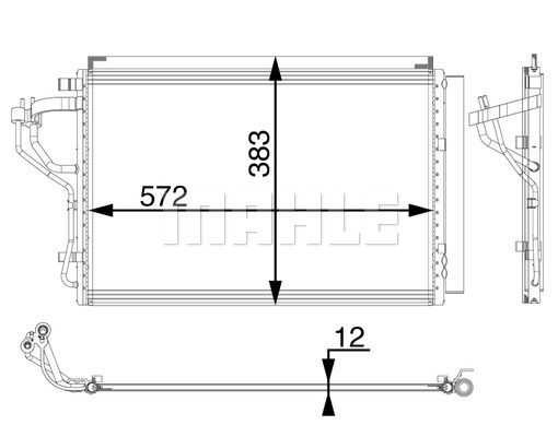 MAHLE Kondenzator, klimauređaj