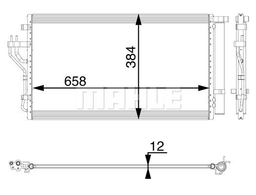 MAHLE Kondenzator, klimauređaj