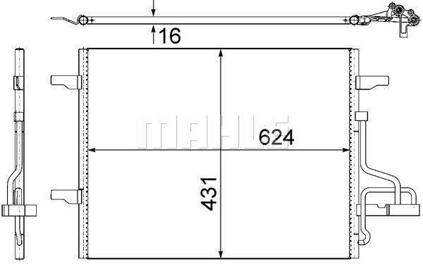 MAHLE Kondenzator, klimauređaj