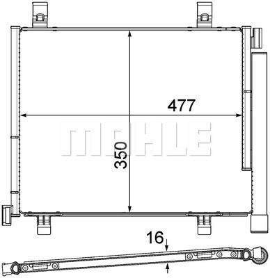 MAHLE Kondenzator, klimauređaj