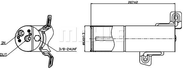 MAHLE Isušivač, klimauređaj