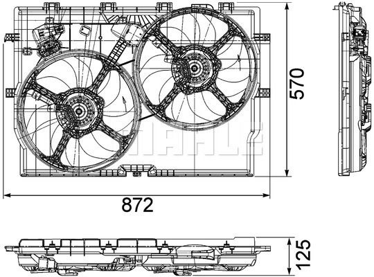 MAHLE Ventilator, hlađenje motora