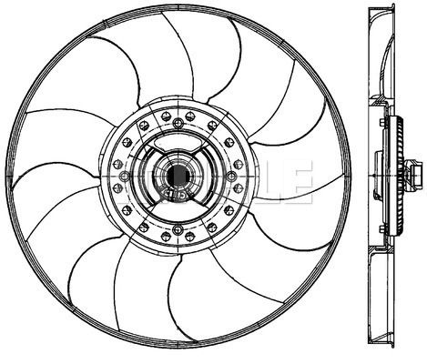 MAHLE Ventilator, hlađenje motora